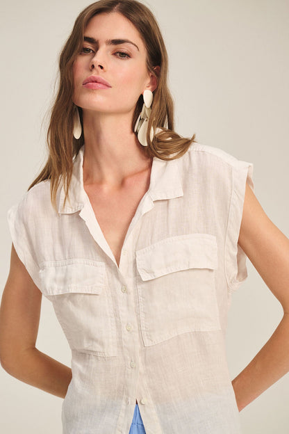 TASHA LINEN TOP