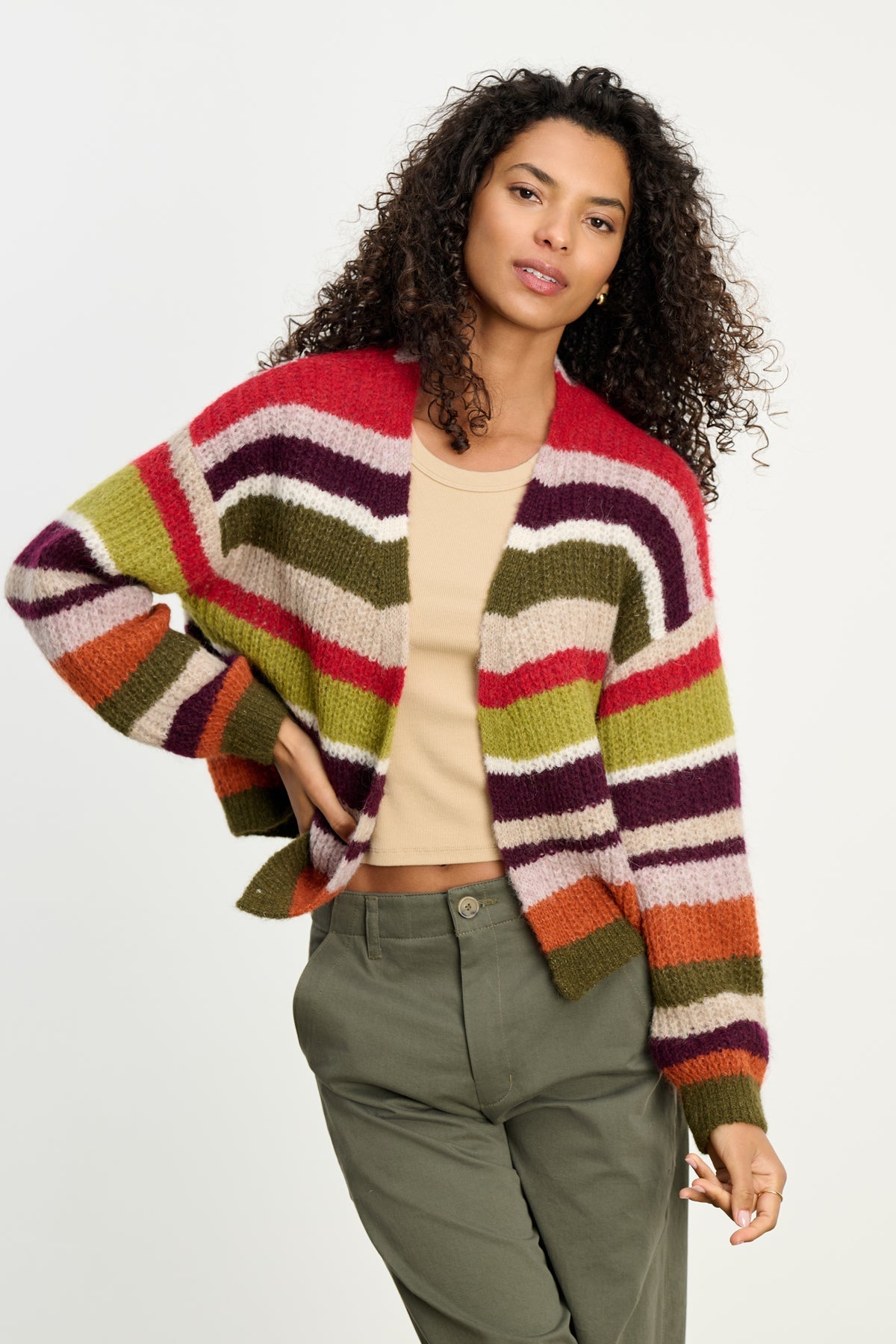 RANYA ALPACA CARDIGAN