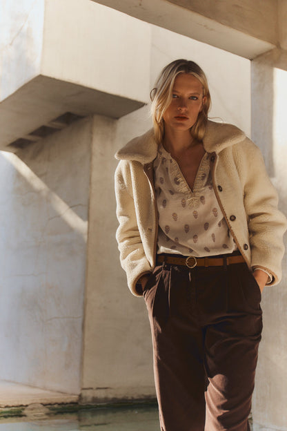AMARA SHERPA REVERSIBLE JACKET