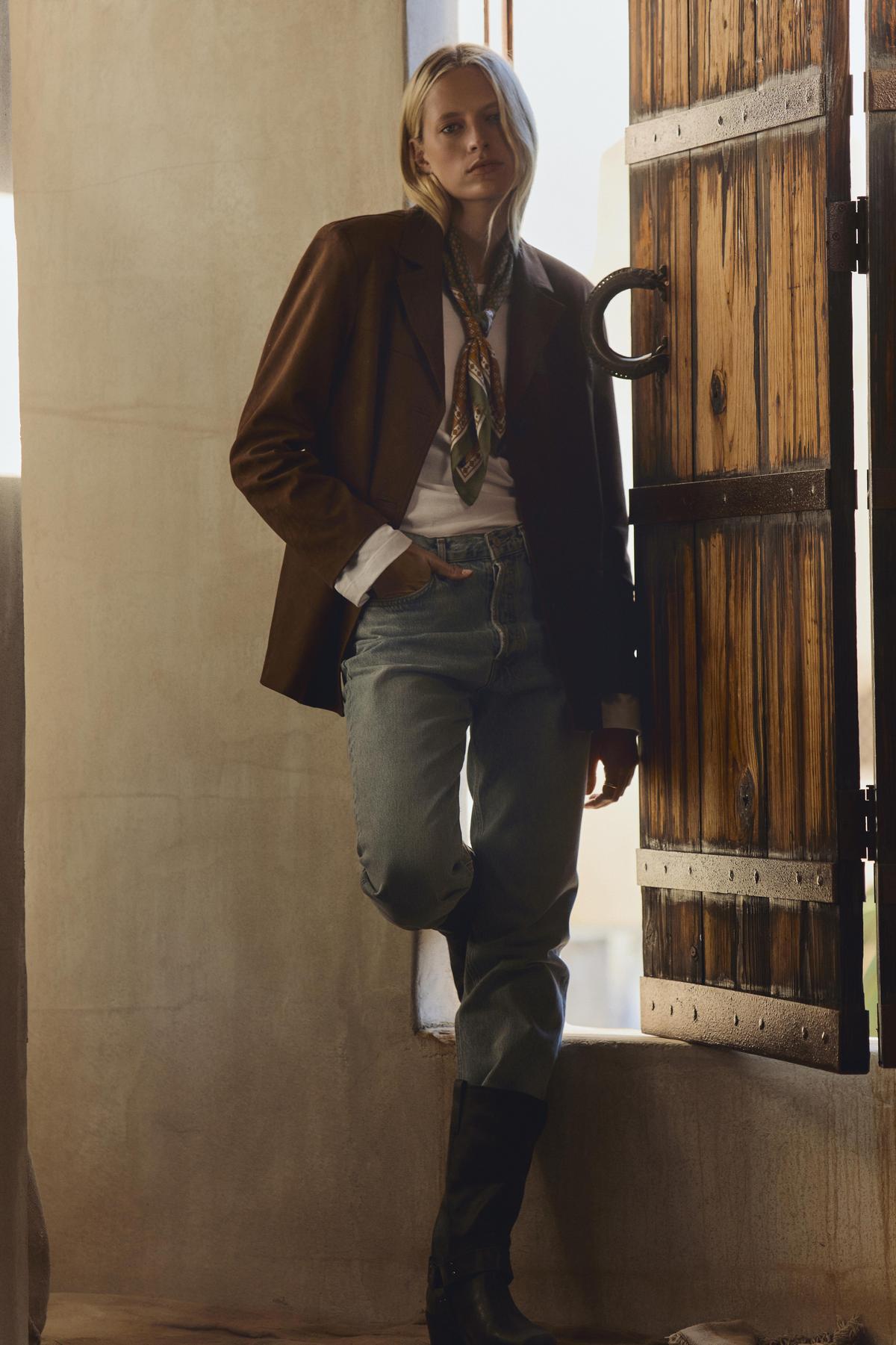 SALIE FAUX SUEDE JACKET