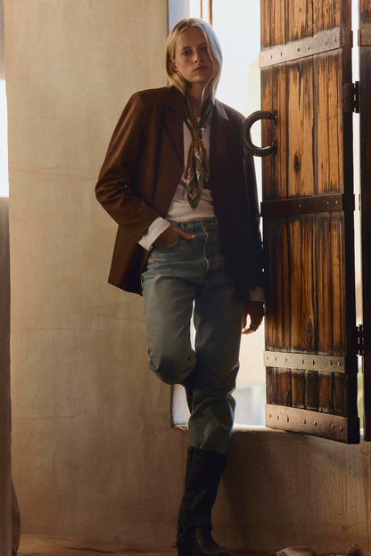SALIE FAUX SUEDE JACKET