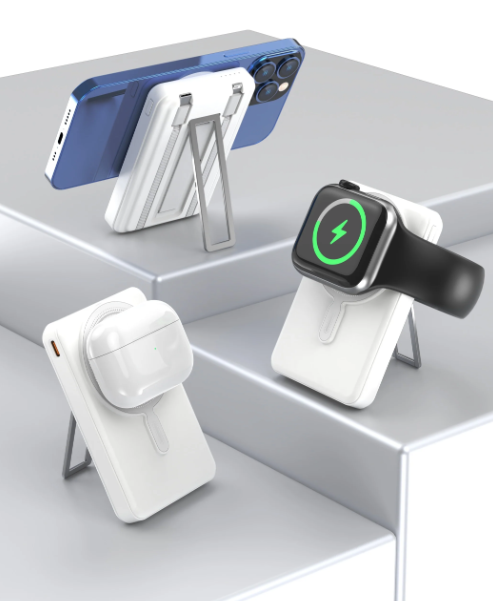 5-in-1 Power Bank Wireless Charger