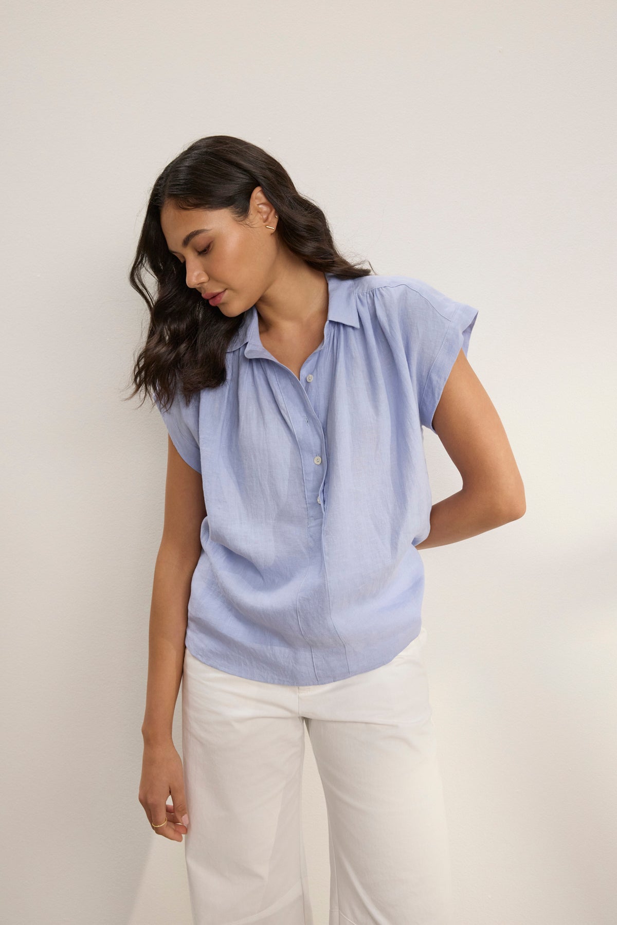 ELOWEN LINEN TOP