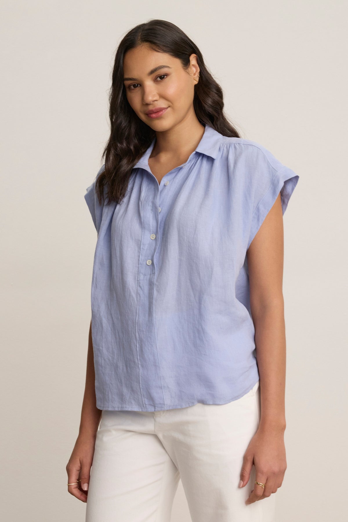 ELOWEN LINEN TOP