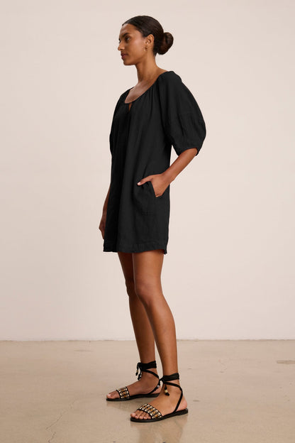 GRETA LINEN DRESS