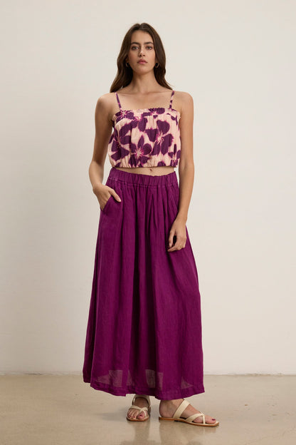 LINDA LINEN SKIRT