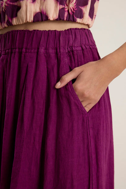 LINDA LINEN SKIRT