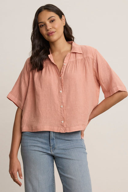 ROWAN LINEN TOP