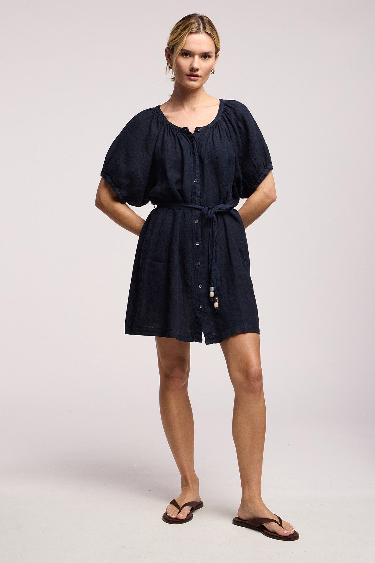 KAYELLA LINEN DRESS