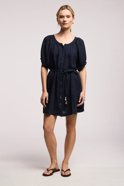 KAYELLA LINEN DRESS