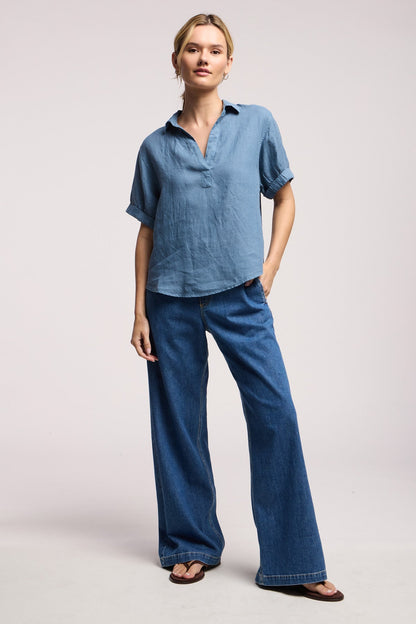 VIVICA LINEN TOP