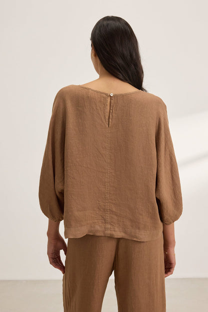 CASS LINEN TOP