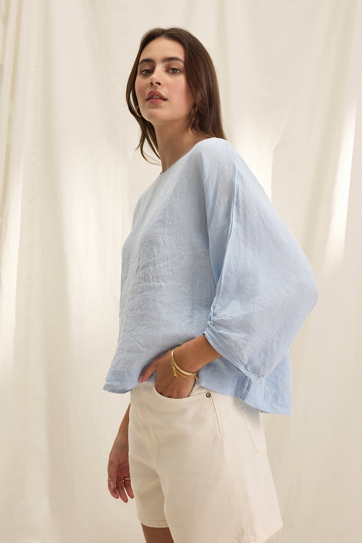 CASS LINEN TOP