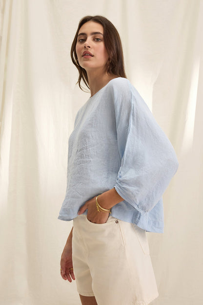 CASS LINEN TOP