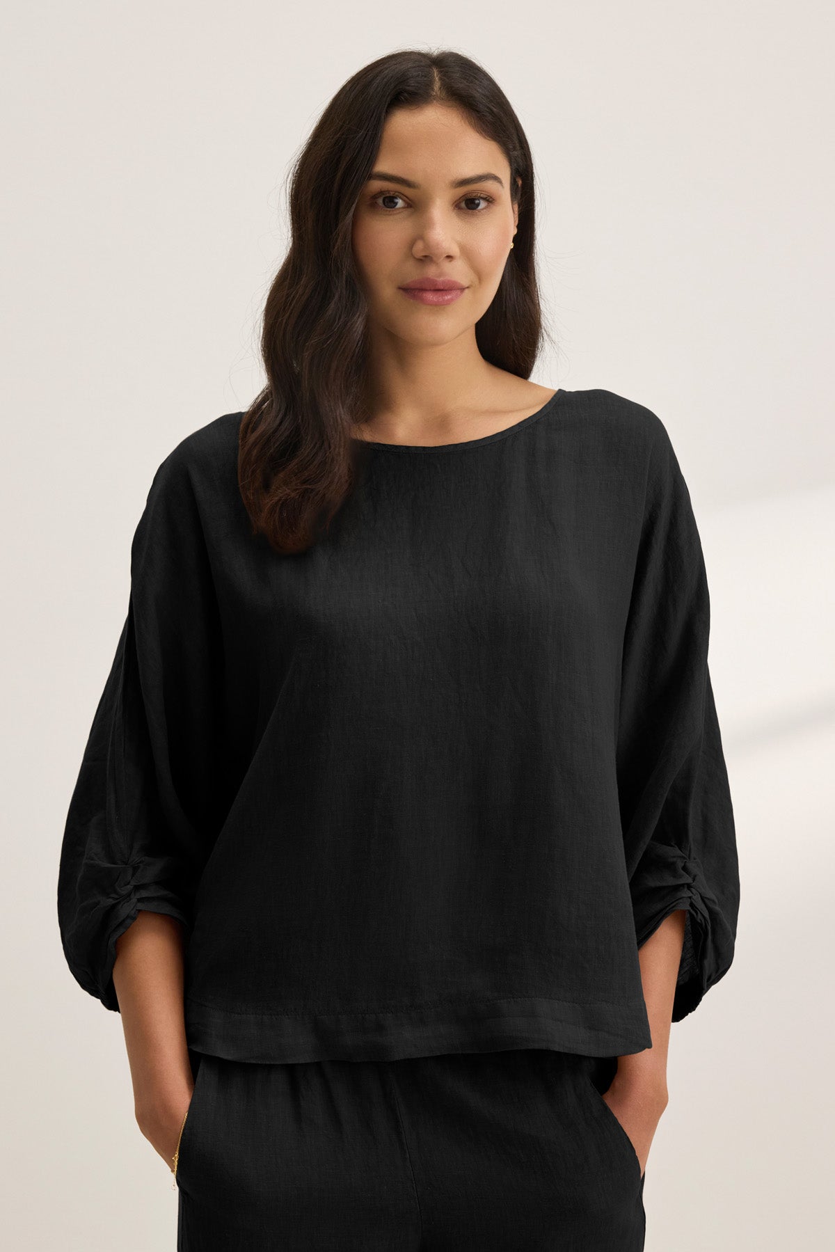 CASS LINEN TOP