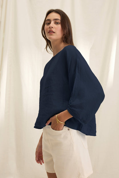CASS LINEN TOP