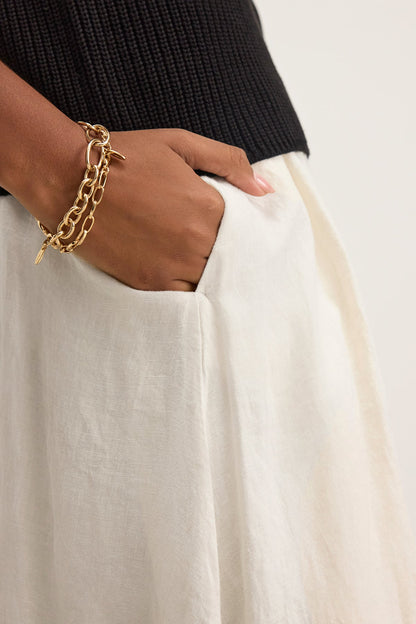 RACHELLE LINEN SKIRT