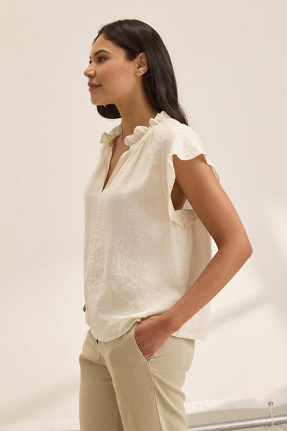 SEMIRA LINEN TOP